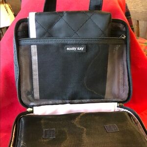 Mary Kay Black Quilted Cosmetic Bag
